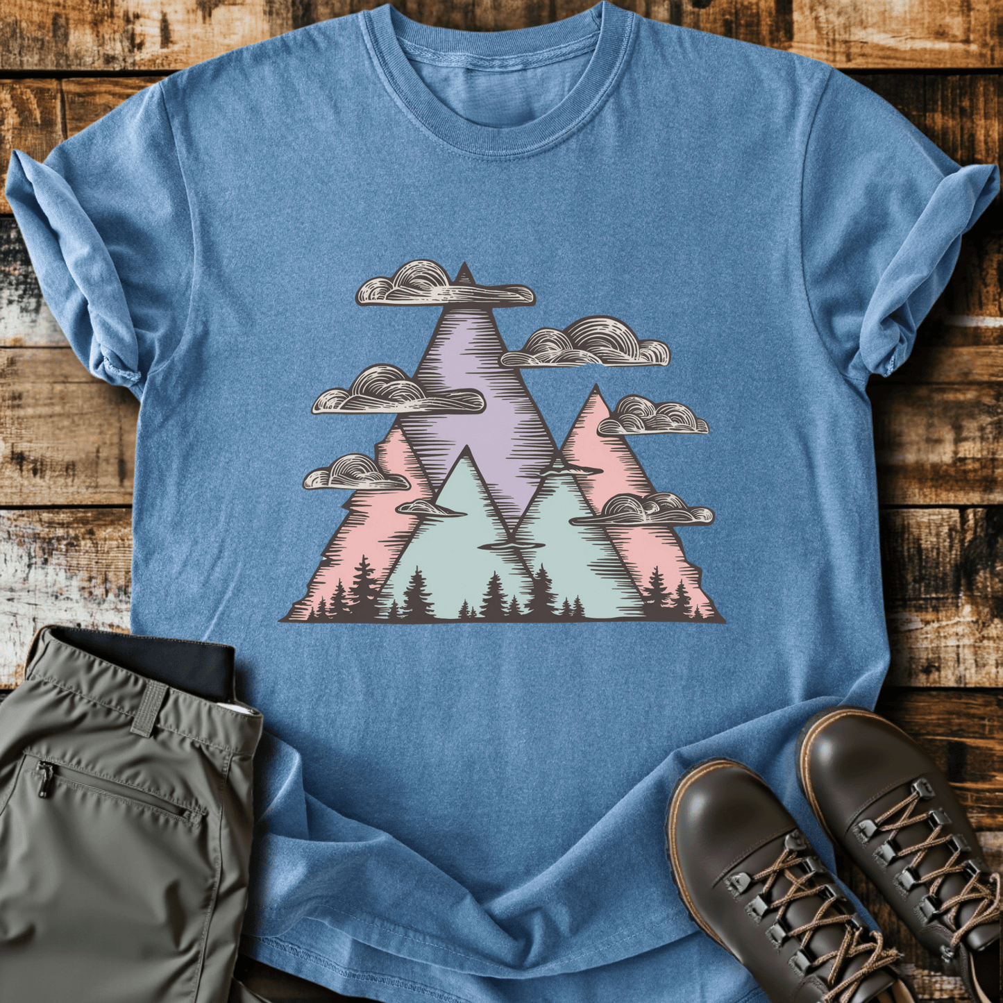 Pastel Peaks T-shirt