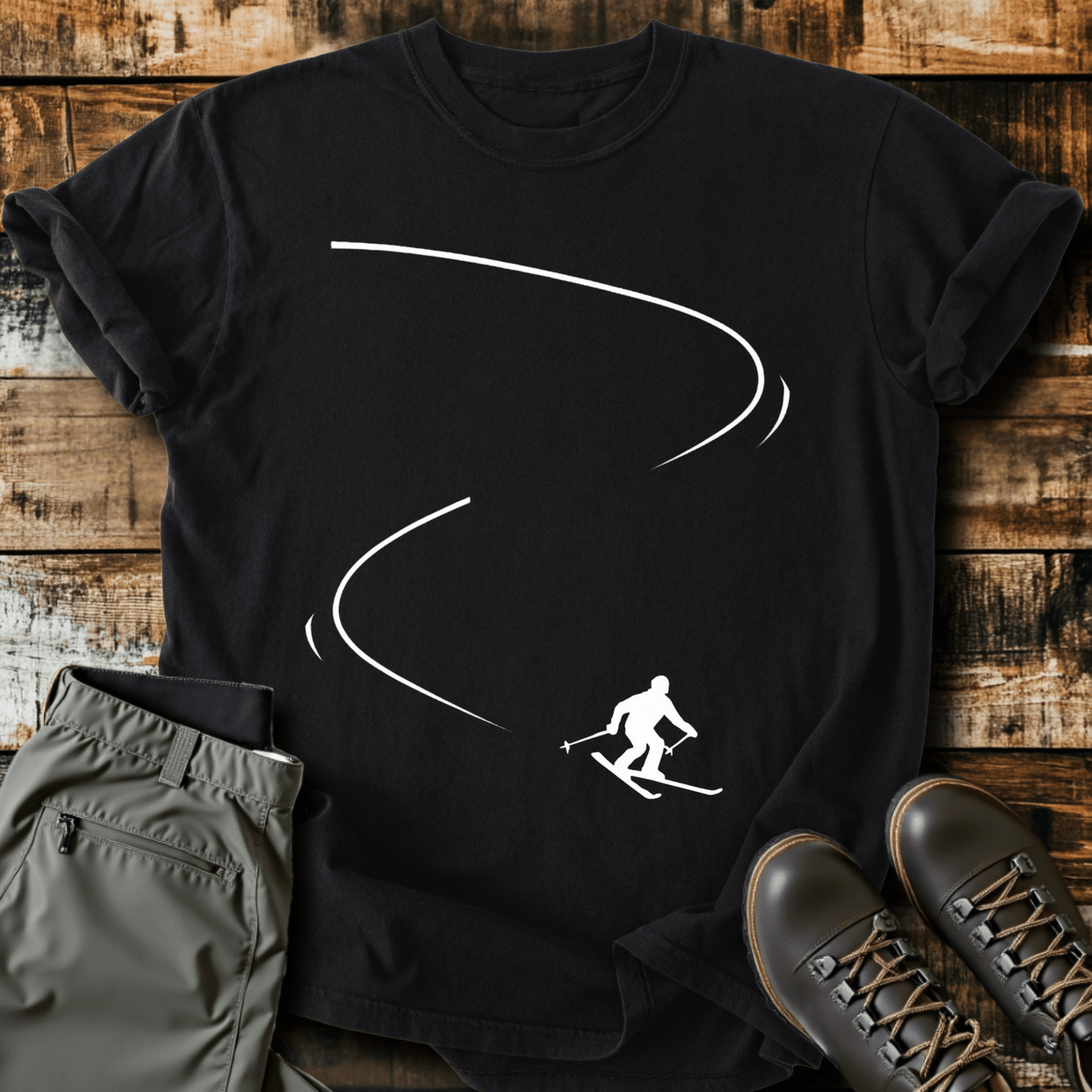 Lone Skiier T-shirt