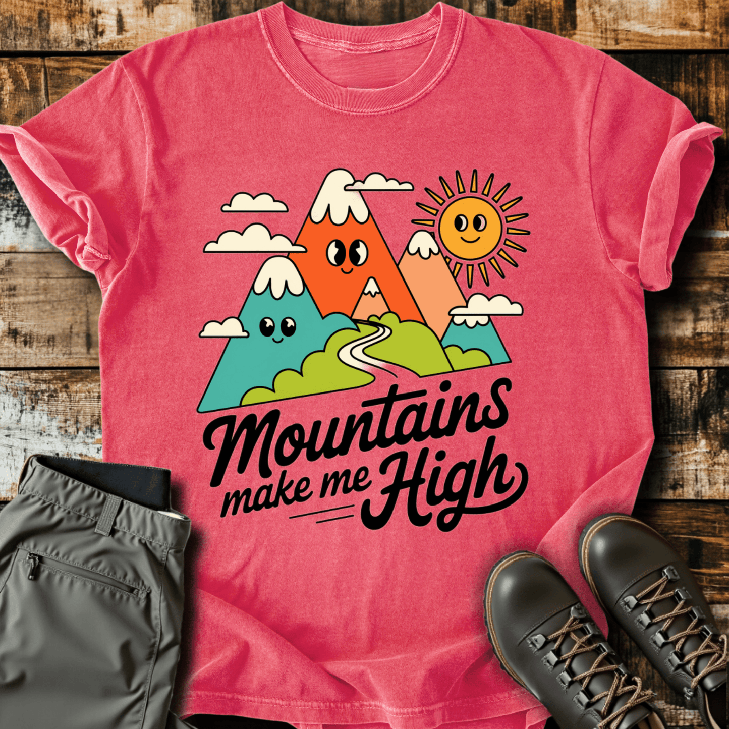 Mountains Make Me High T-shirt