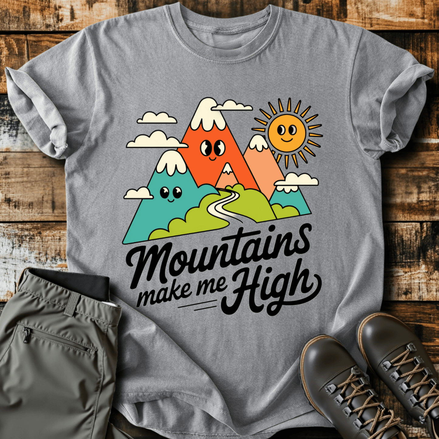 Mountains Make Me High T-shirt