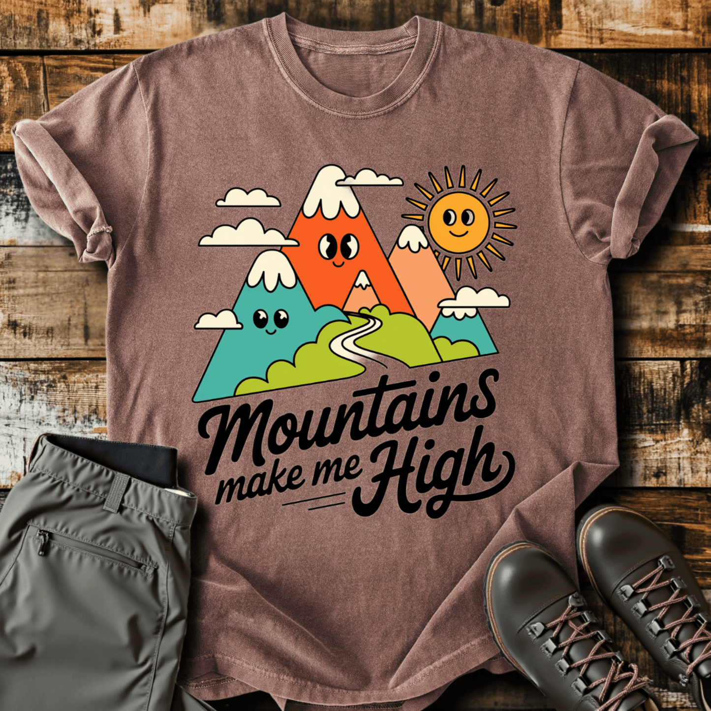 Mountains Make Me High T-shirt