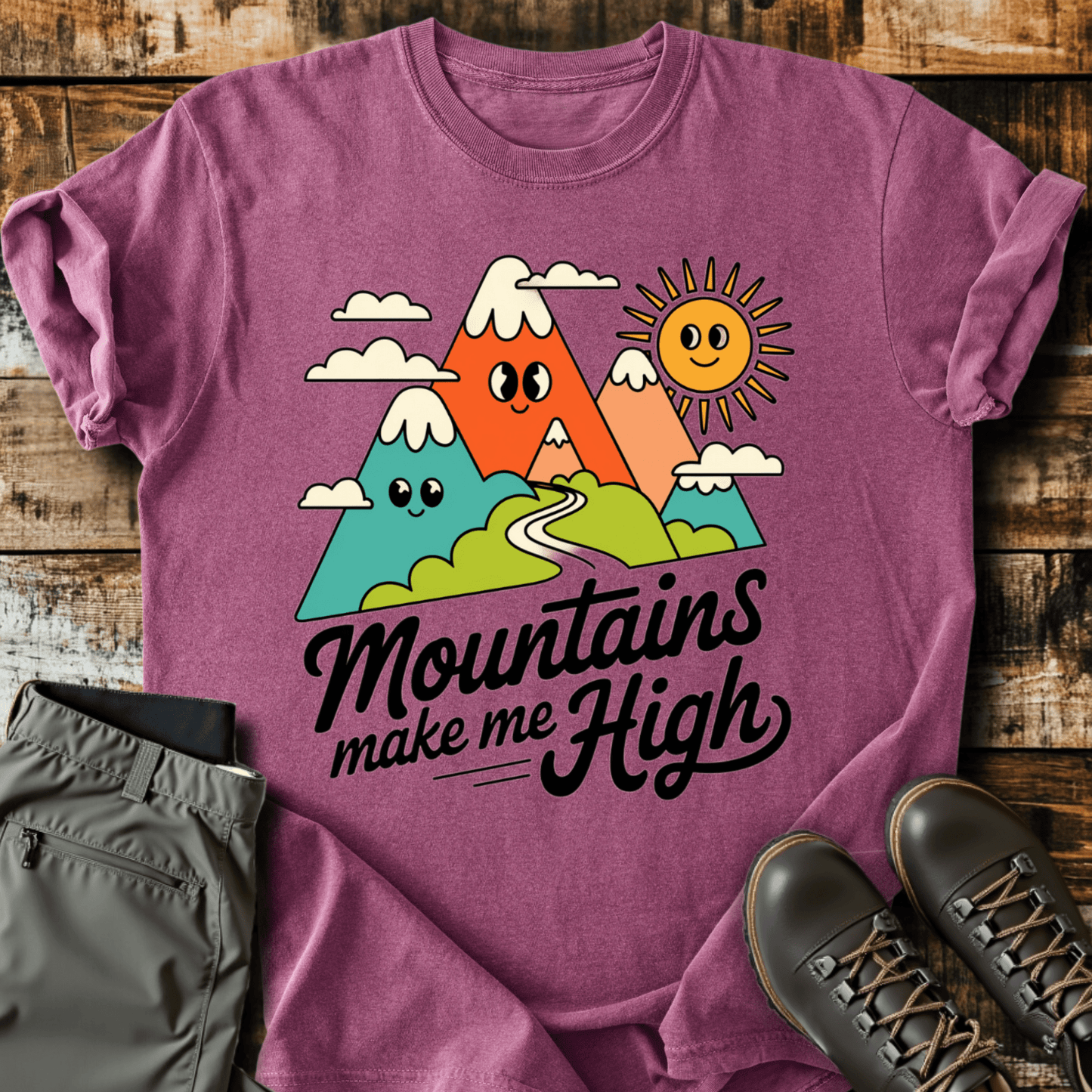 Mountains Make Me High T-shirt