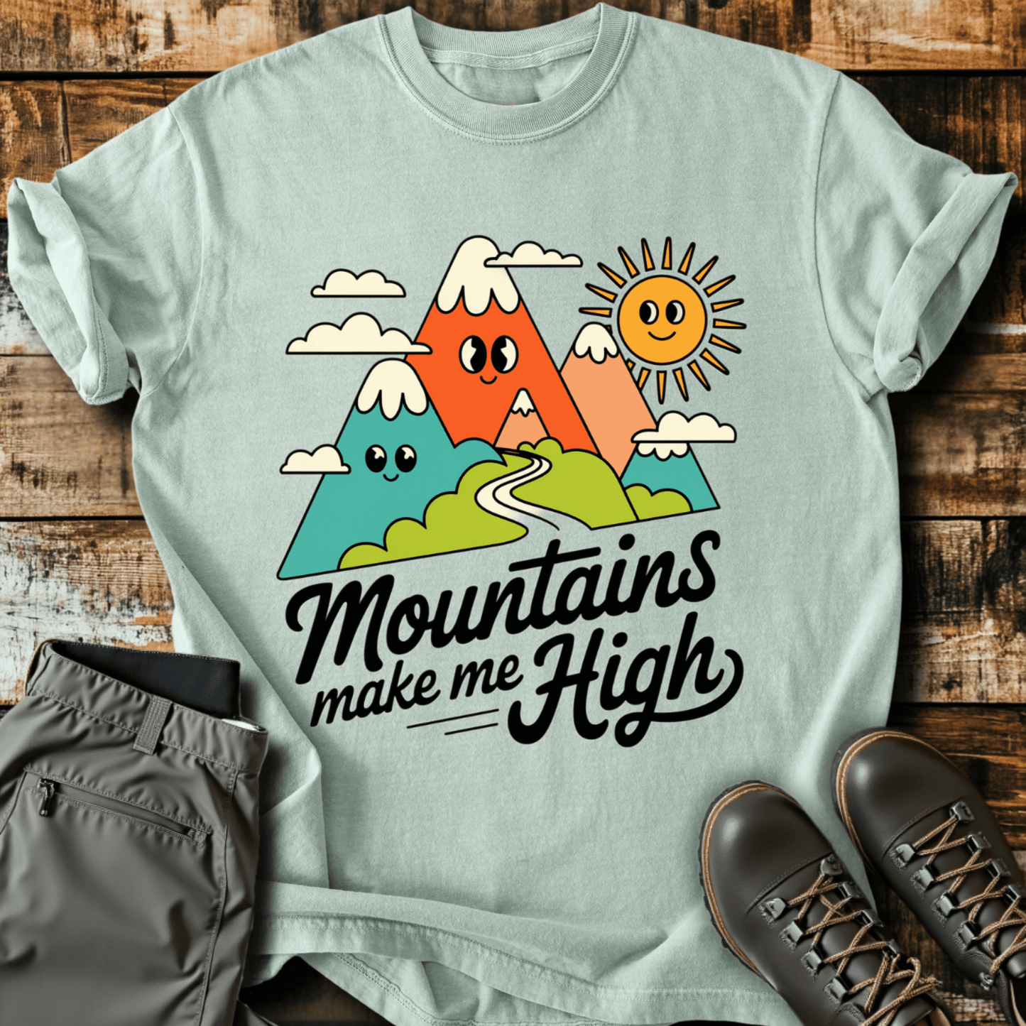Mountains Make Me High T-shirt
