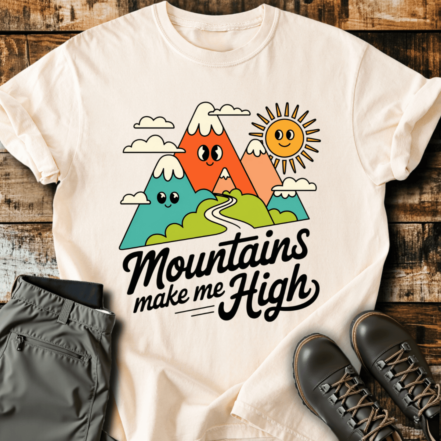 Mountains Make Me High T-shirt