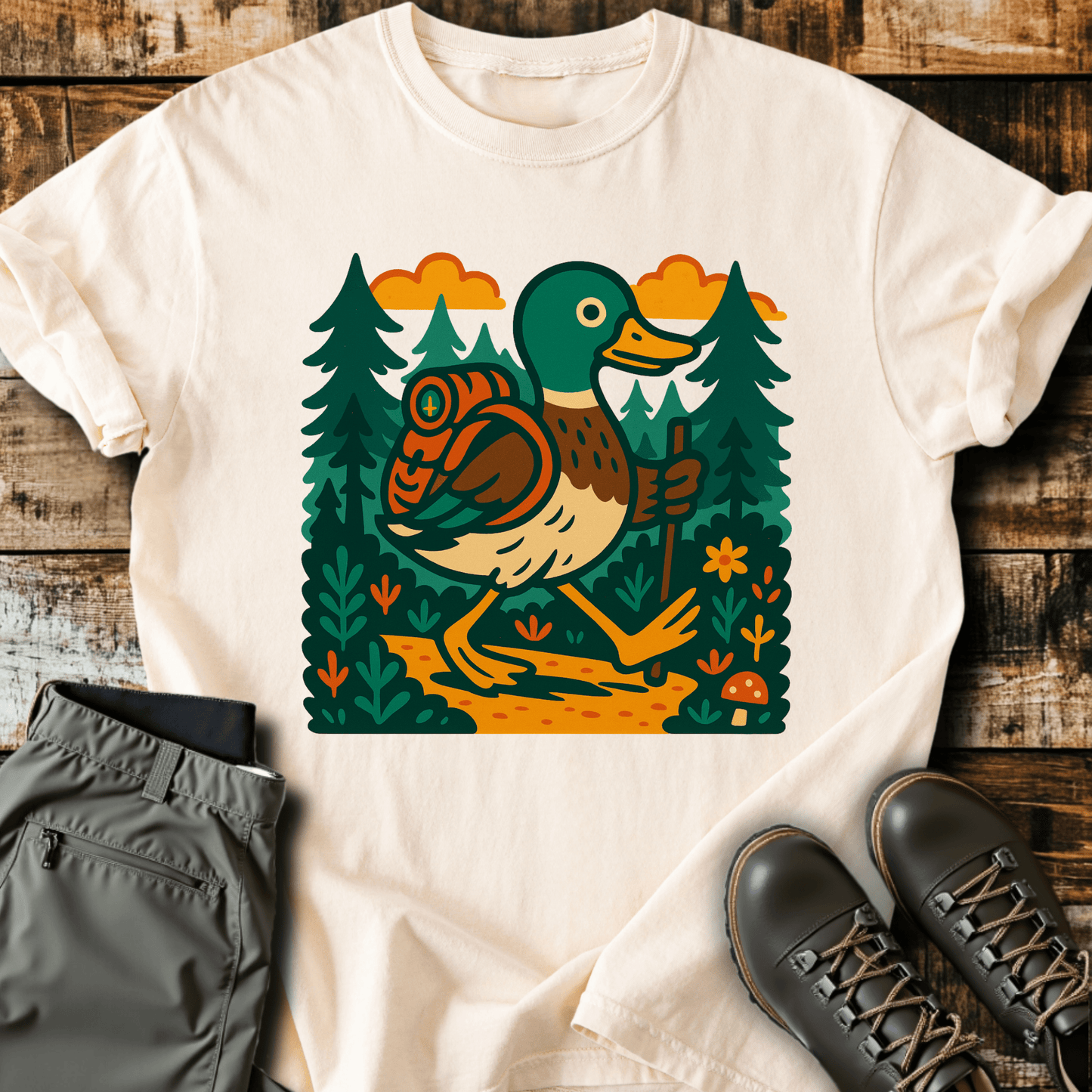 Hiking Mallard T-Shirt