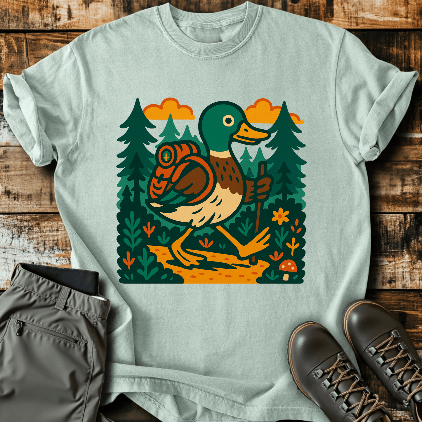 Hiking Mallard T-Shirt