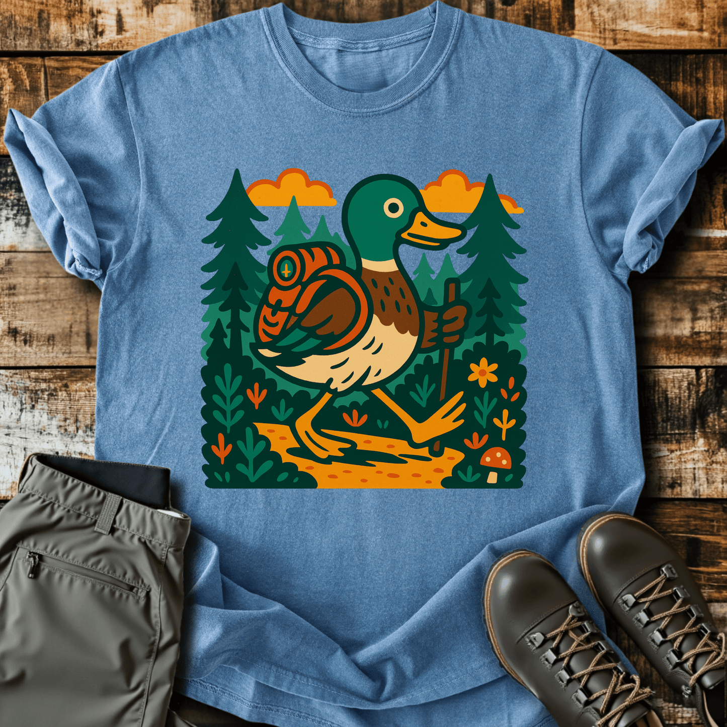 Hiking Mallard T-Shirt