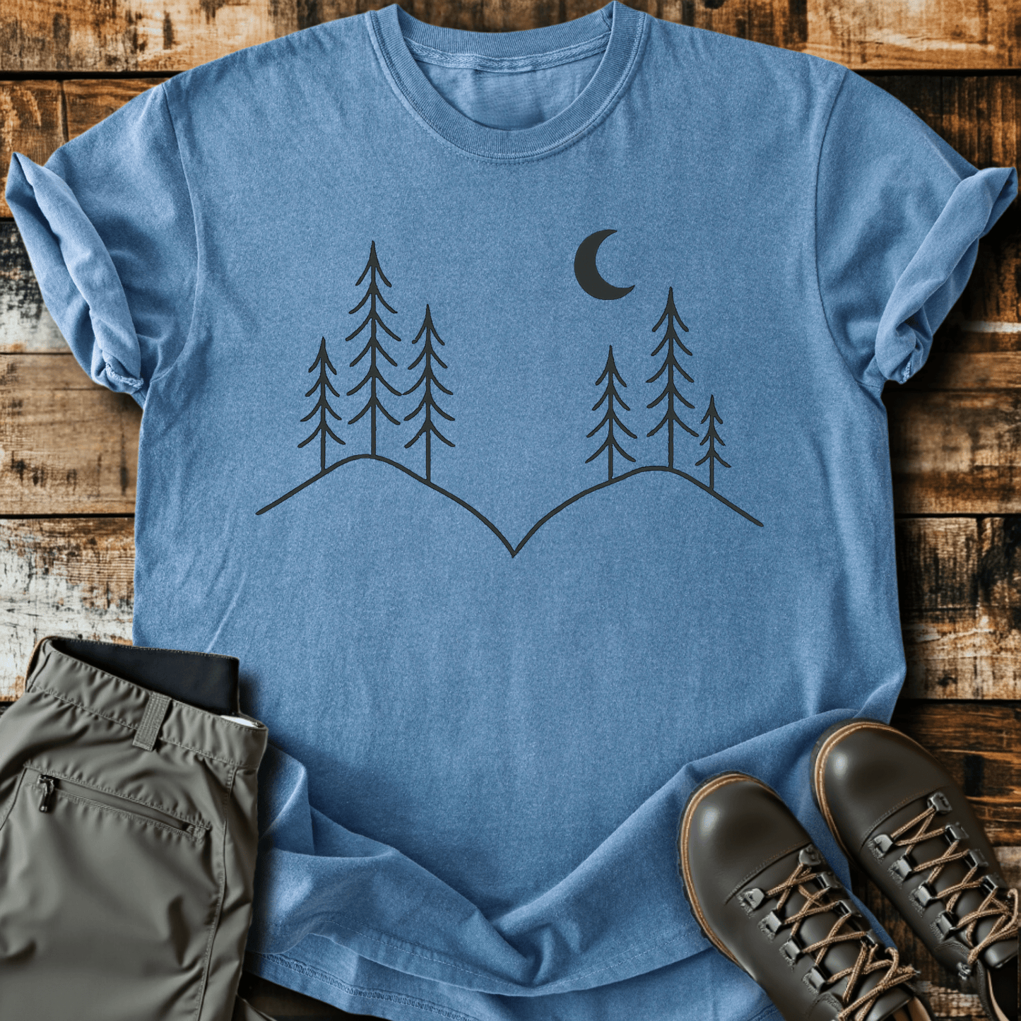 Minimal Mountain Peaks T-Shirt