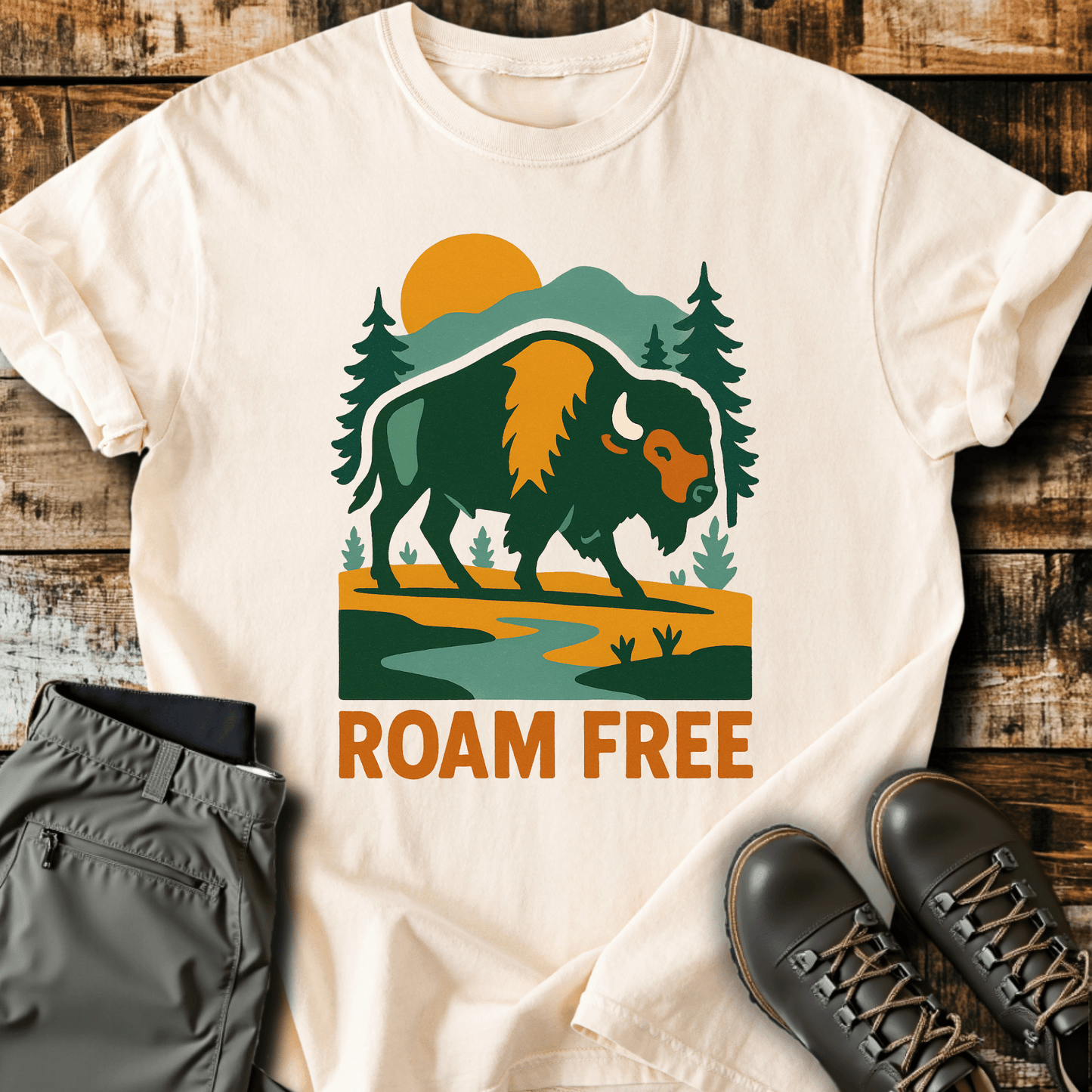 Roaming Buffalo T-Shirt