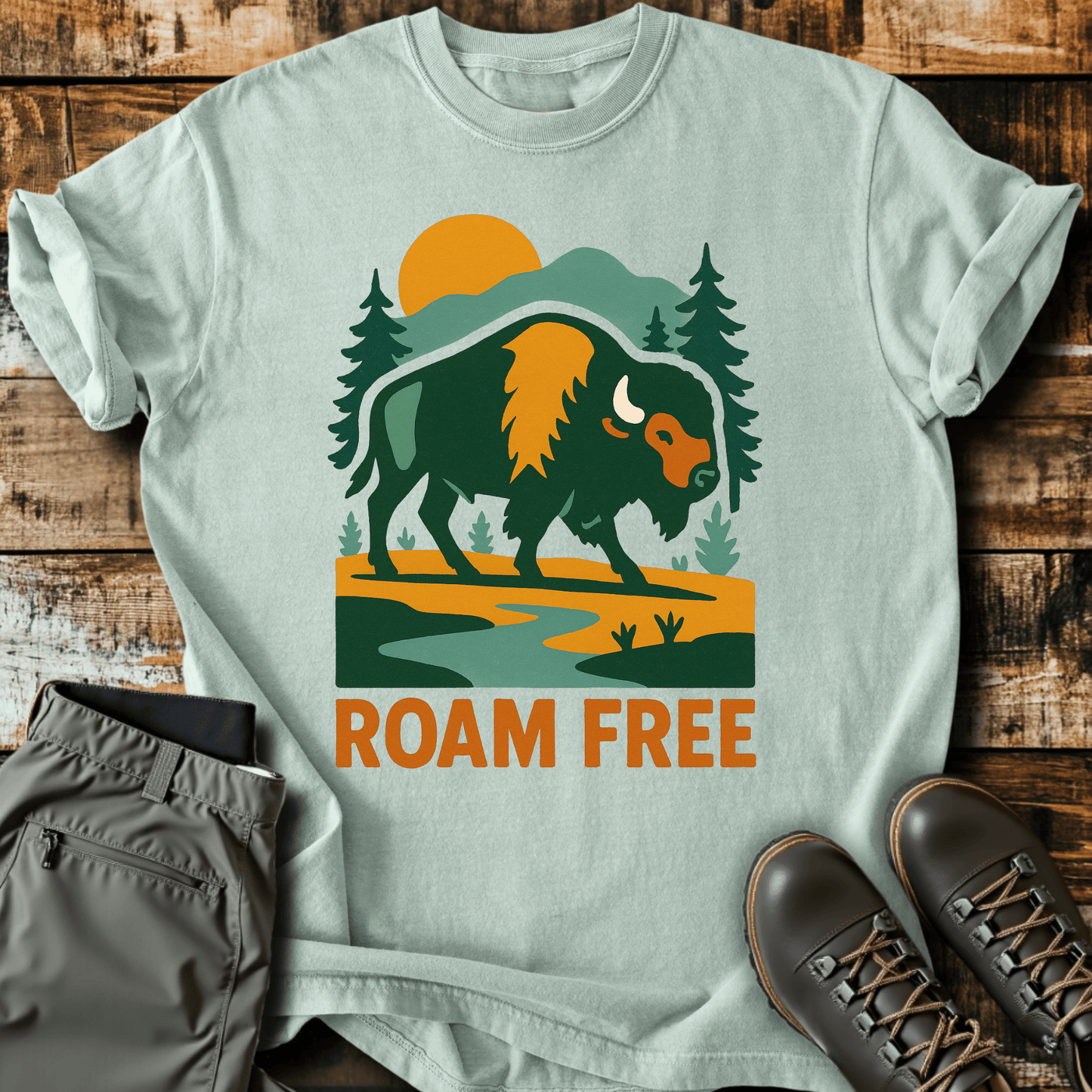 Roaming Buffalo T-Shirt