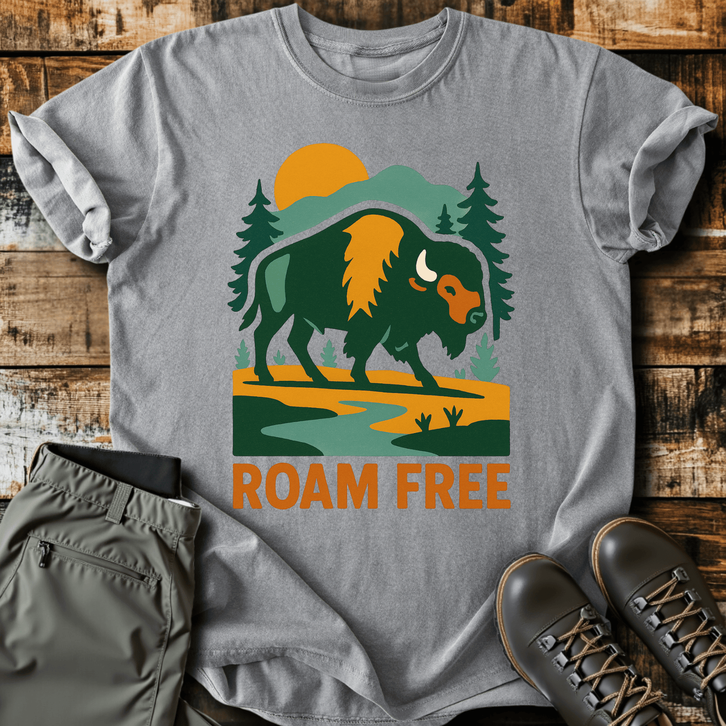 Roaming Buffalo T-Shirt