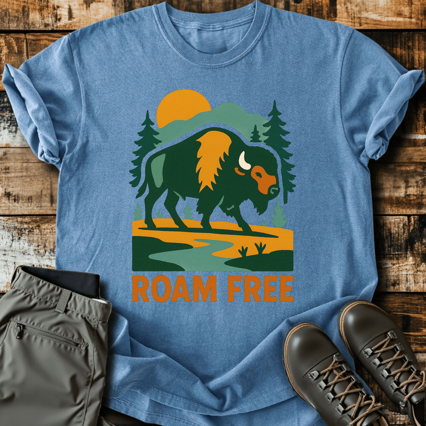 Roaming Buffalo T-Shirt