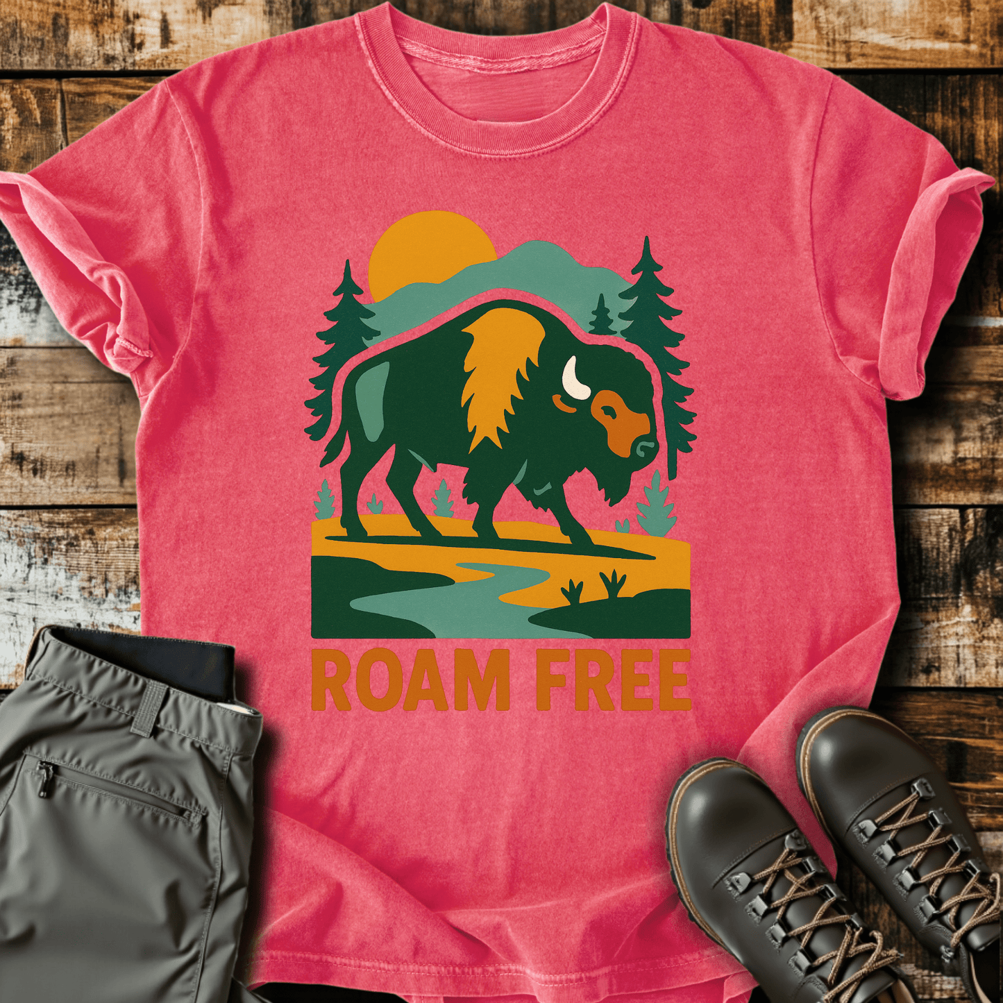 Roaming Buffalo T-Shirt