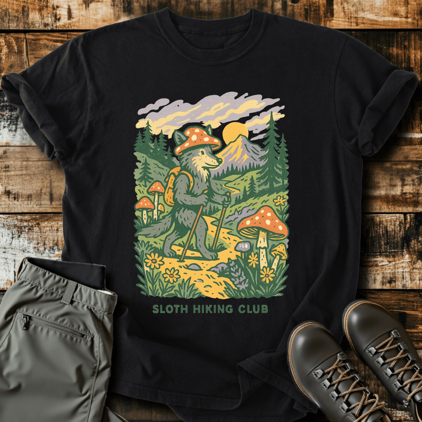 Hiking Wolf T-Shirt