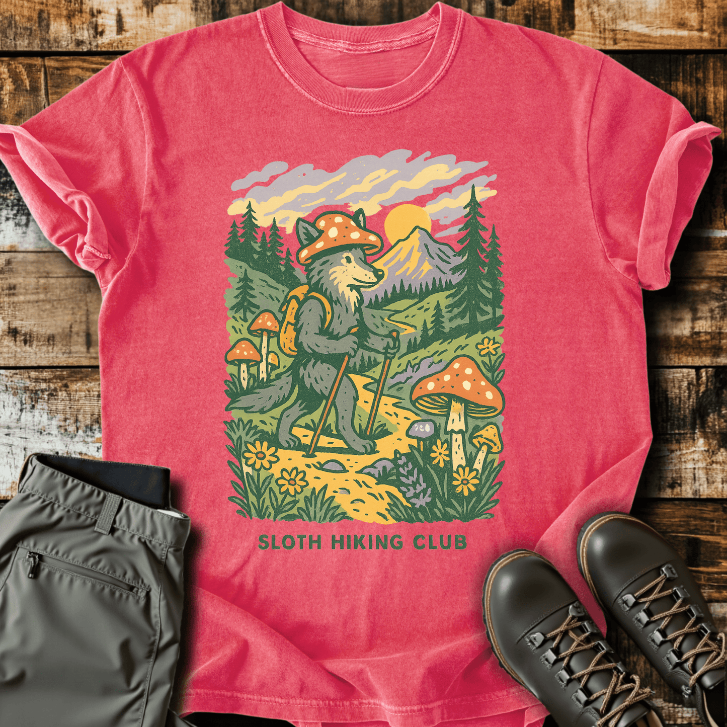 Hiking Wolf T-Shirt