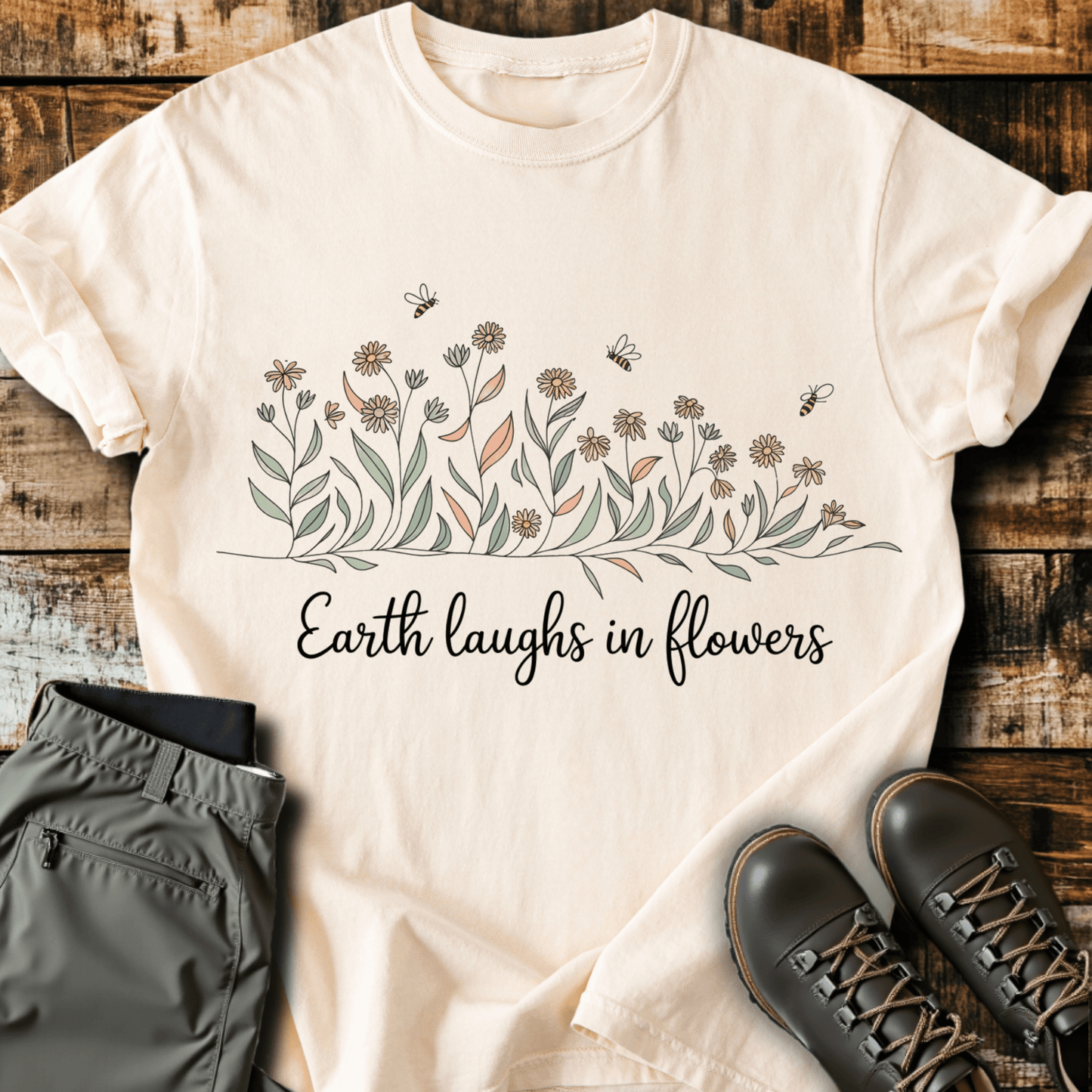 Earth Laughs In Flowers T-shirt