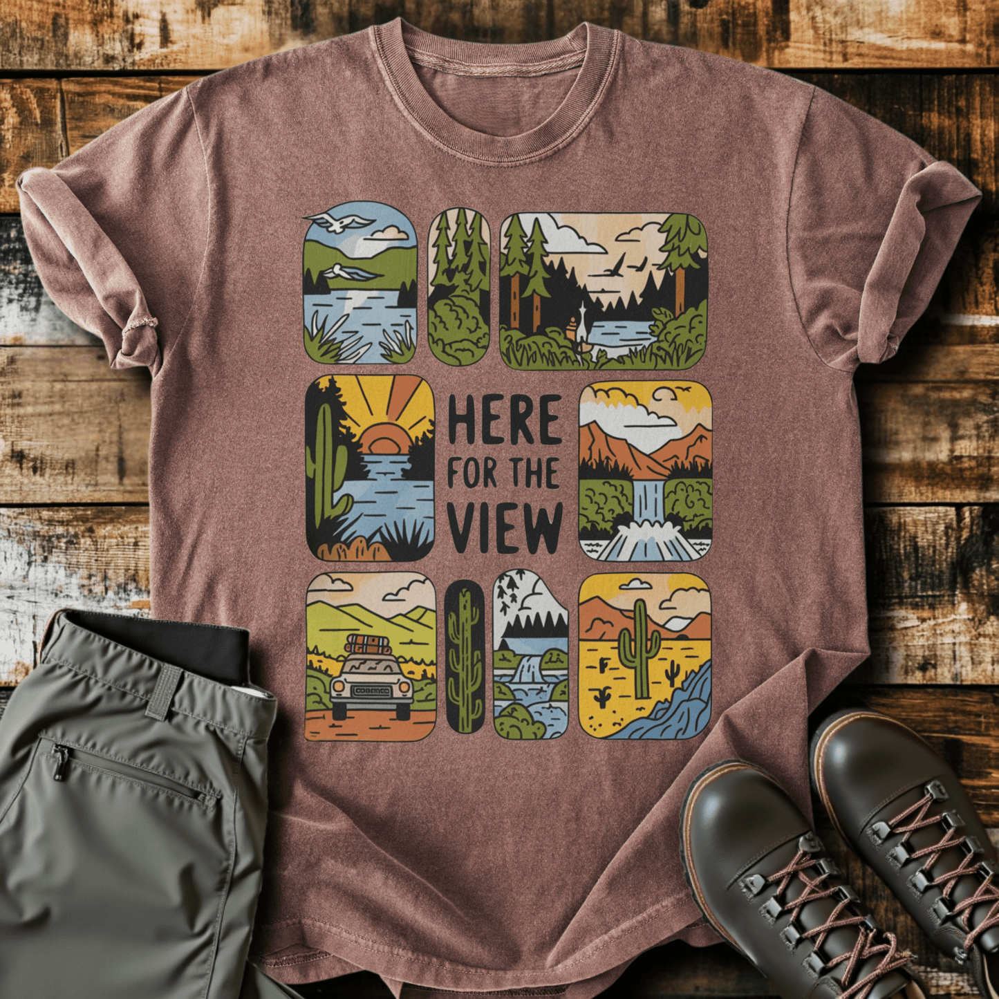 Here For The View T-shirt