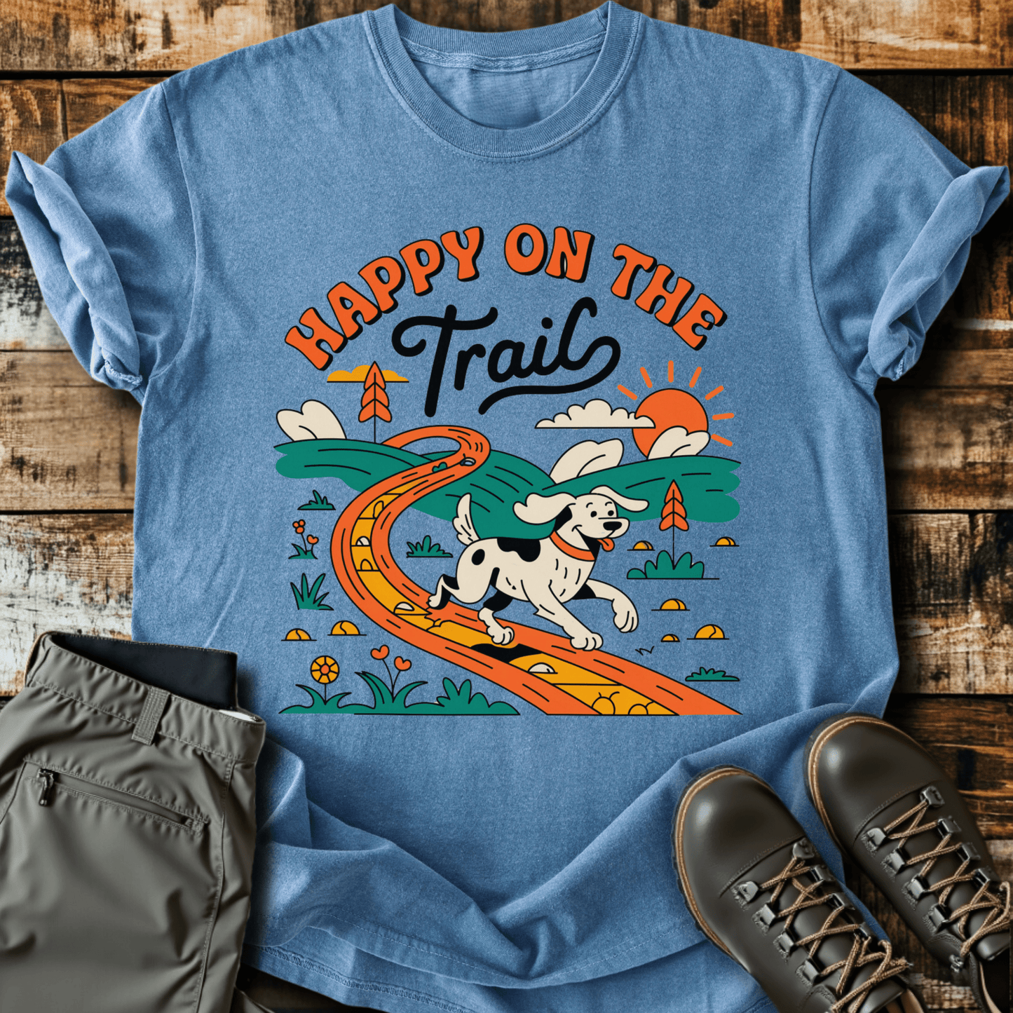 Happy On The Trail T-shirt