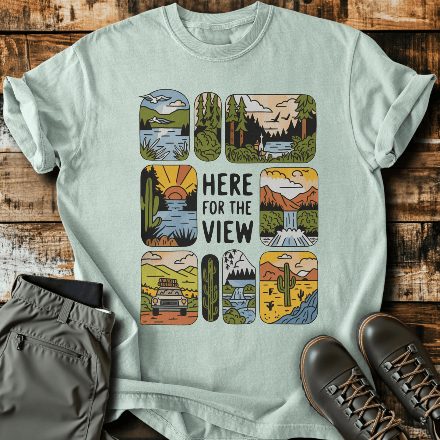 Here For The View T-shirt