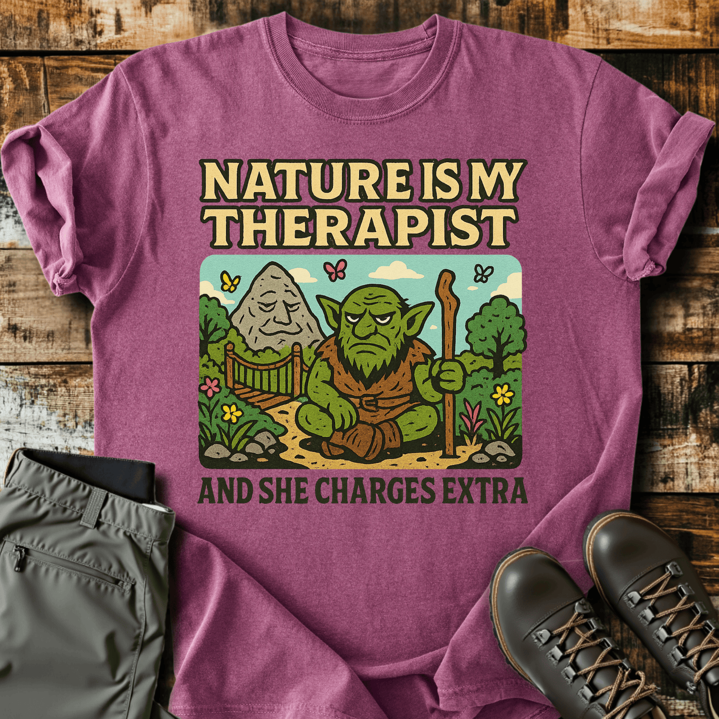 Nature Is My Therapist T-Shirt
