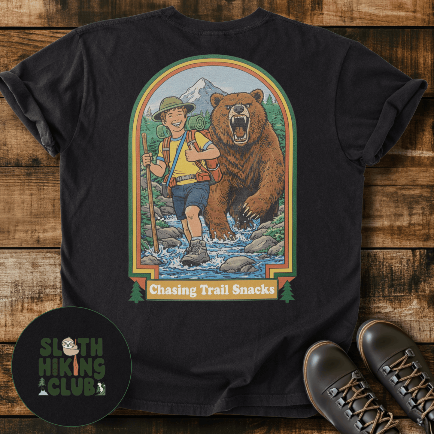 Trail Snacks Back Print T-Shirt