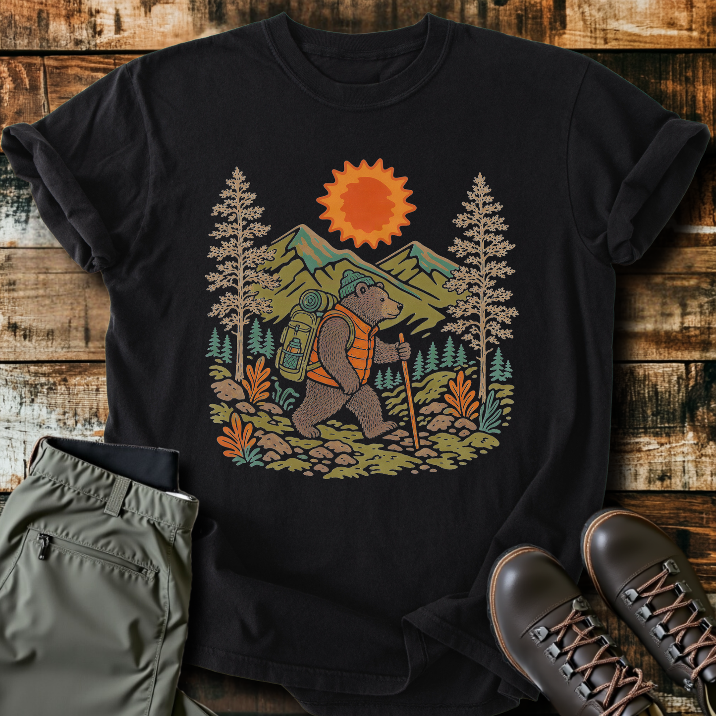 Sloth Hiking Club — black