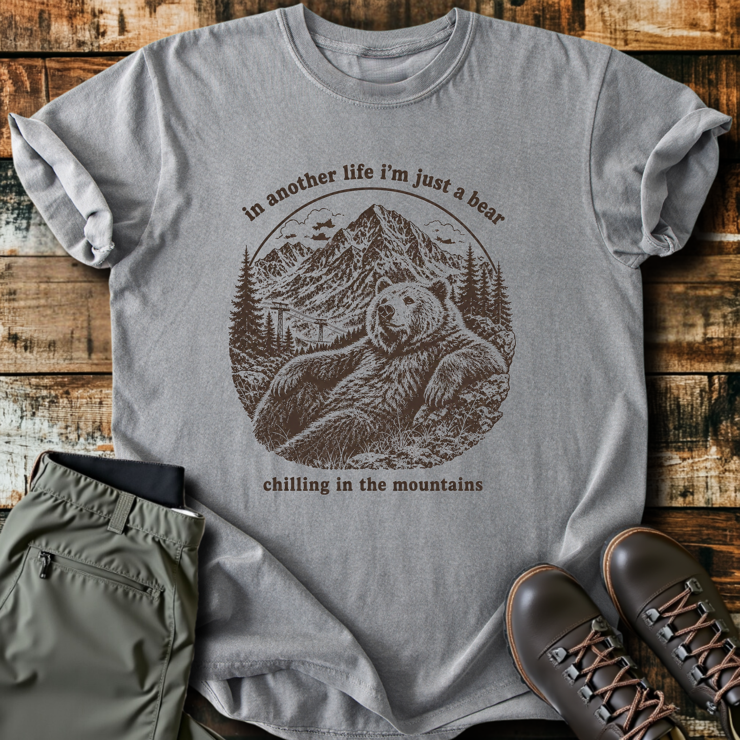 Sloth Hiking Club — grey