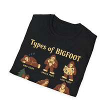 Types Of Bigfoot T-Shirt