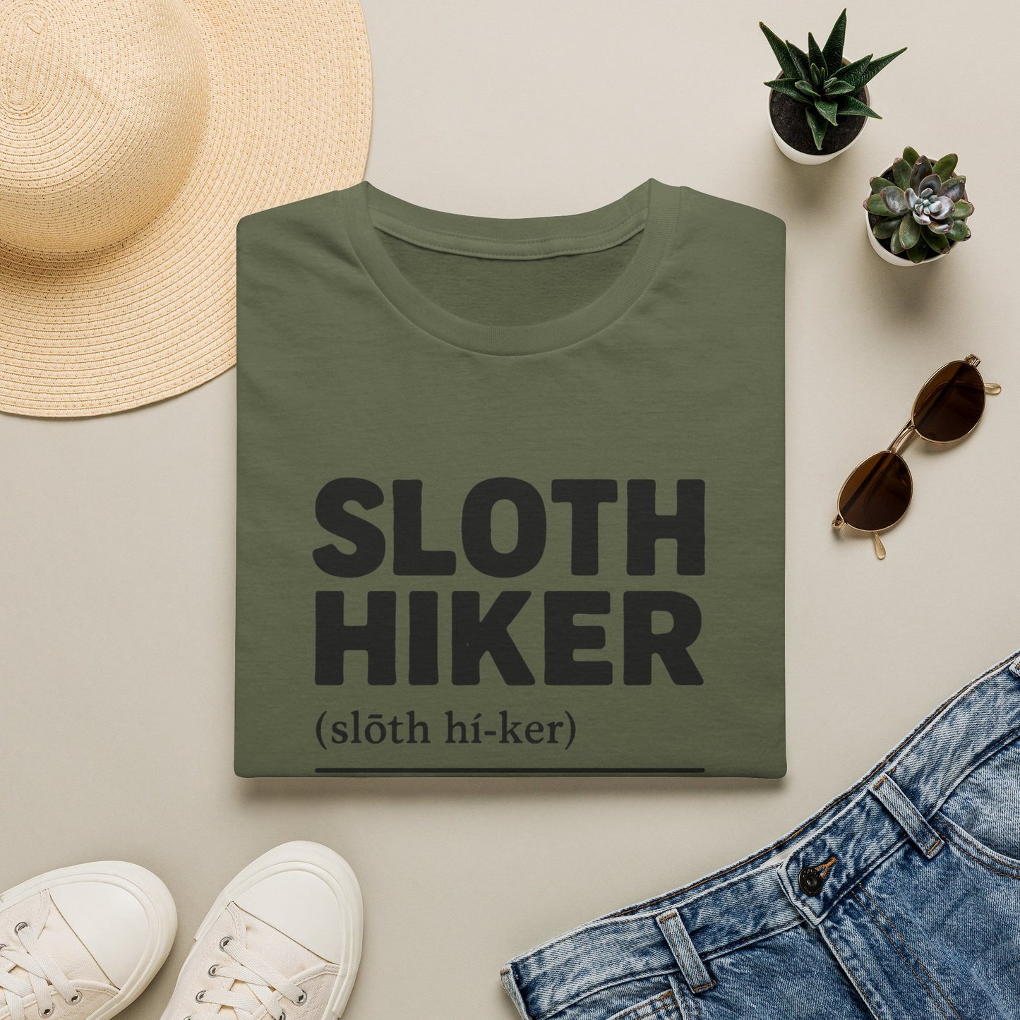 Sloth Hiker Definition T-Shirt