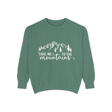 Take Me To The Mountains Script Sweatshirt