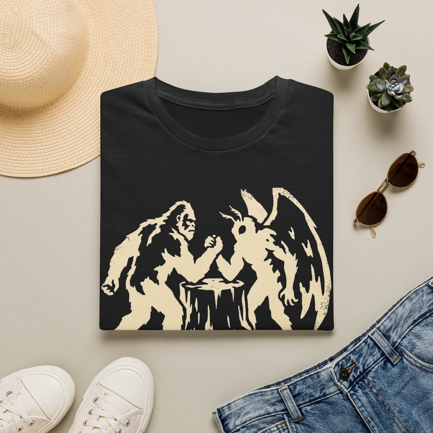 Bigfoot VS Mothman T-Shirt