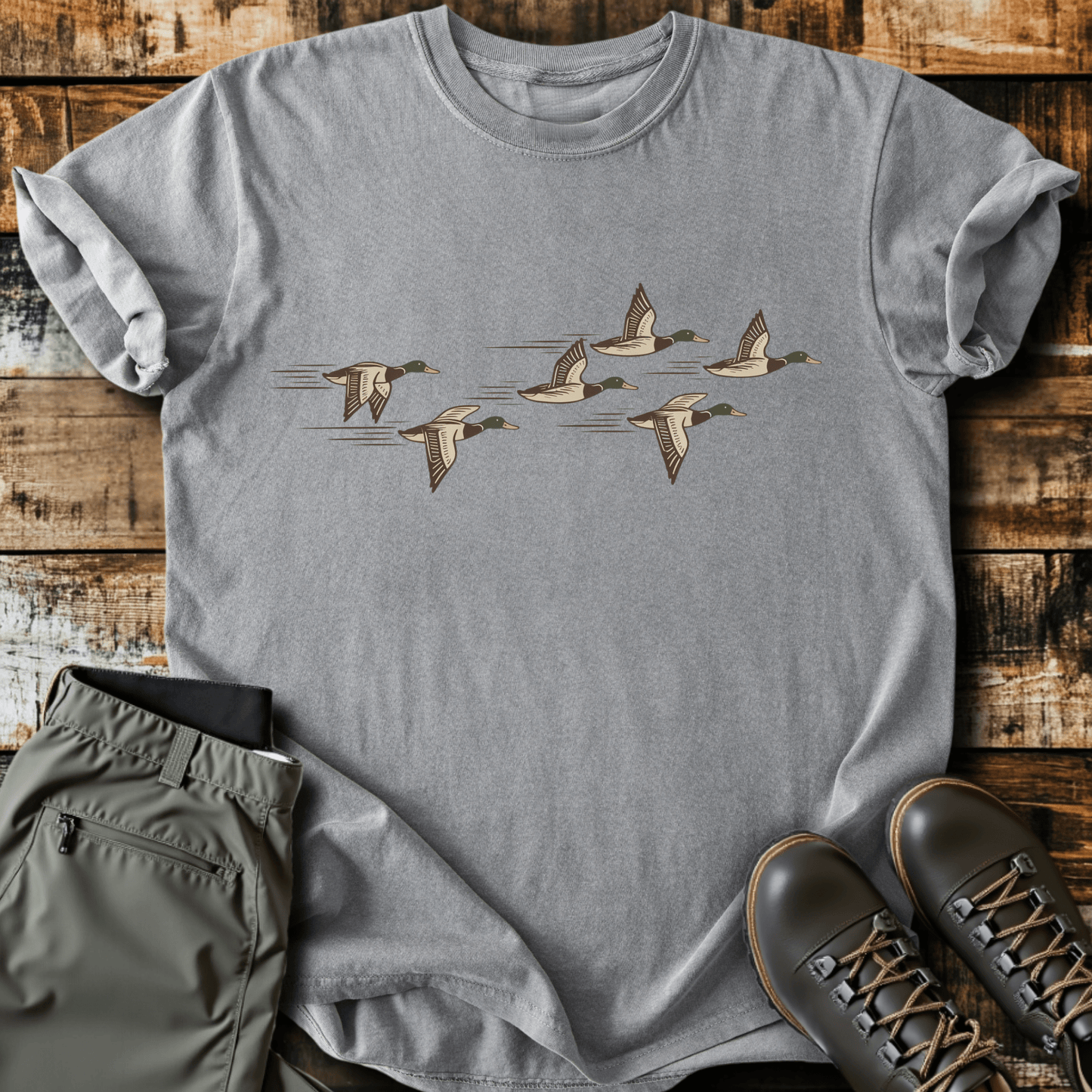 Mallards In Flight T-shirt