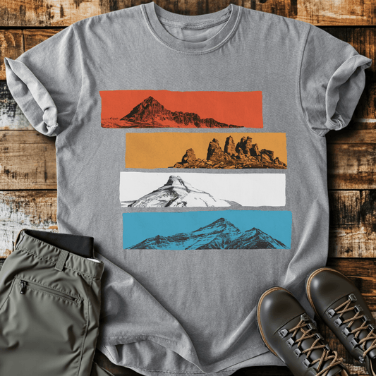 Layered Peaks T-shirt