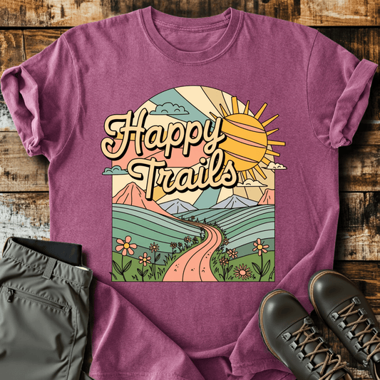 Retro Happy Trails T-shirt