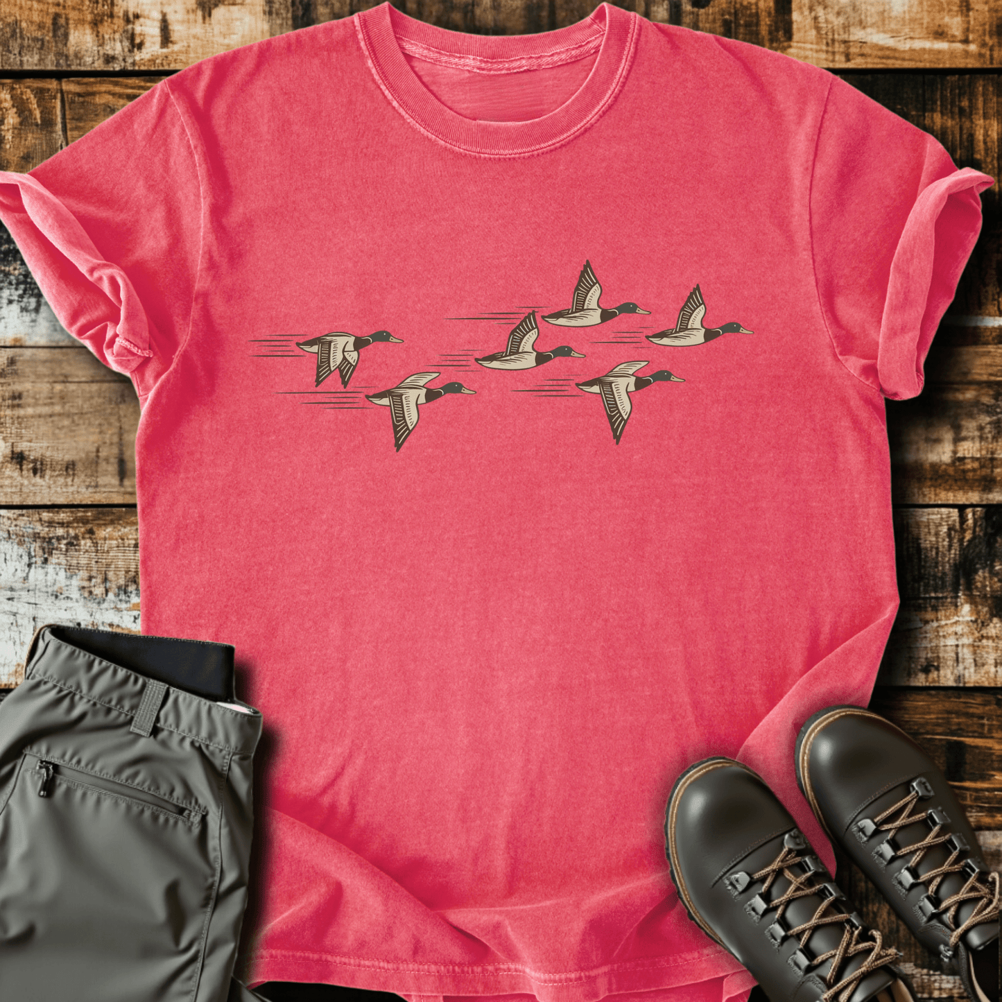 Mallards In Flight T-shirt