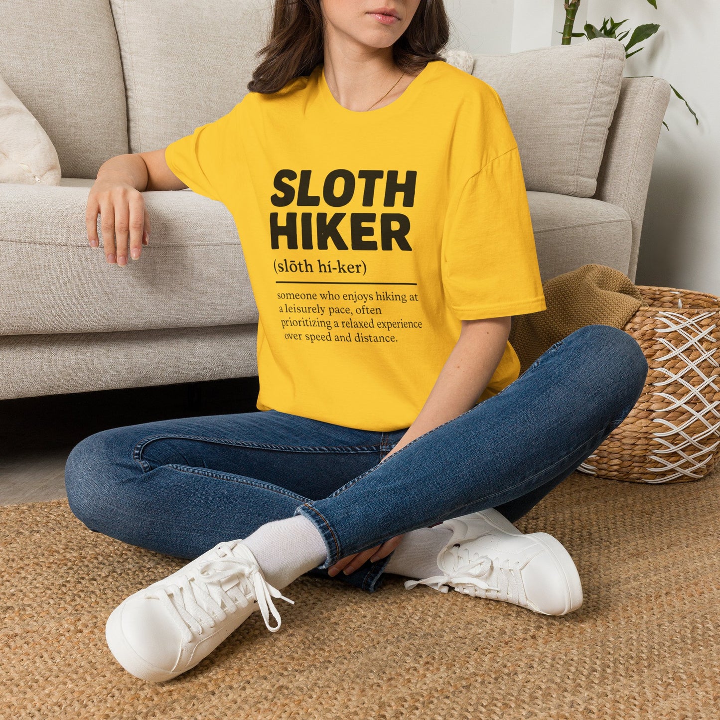 Sloth Hiker Definition T-Shirt