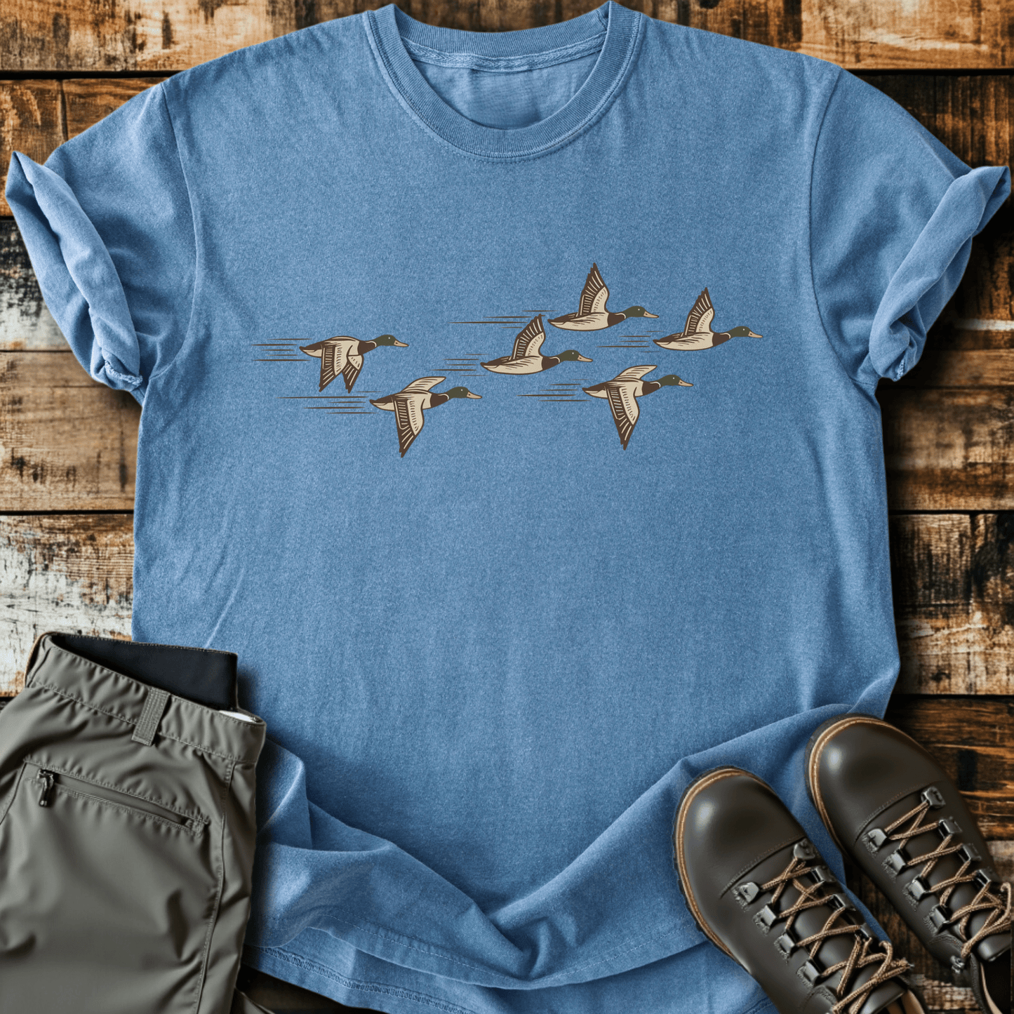 Mallards In Flight T-shirt