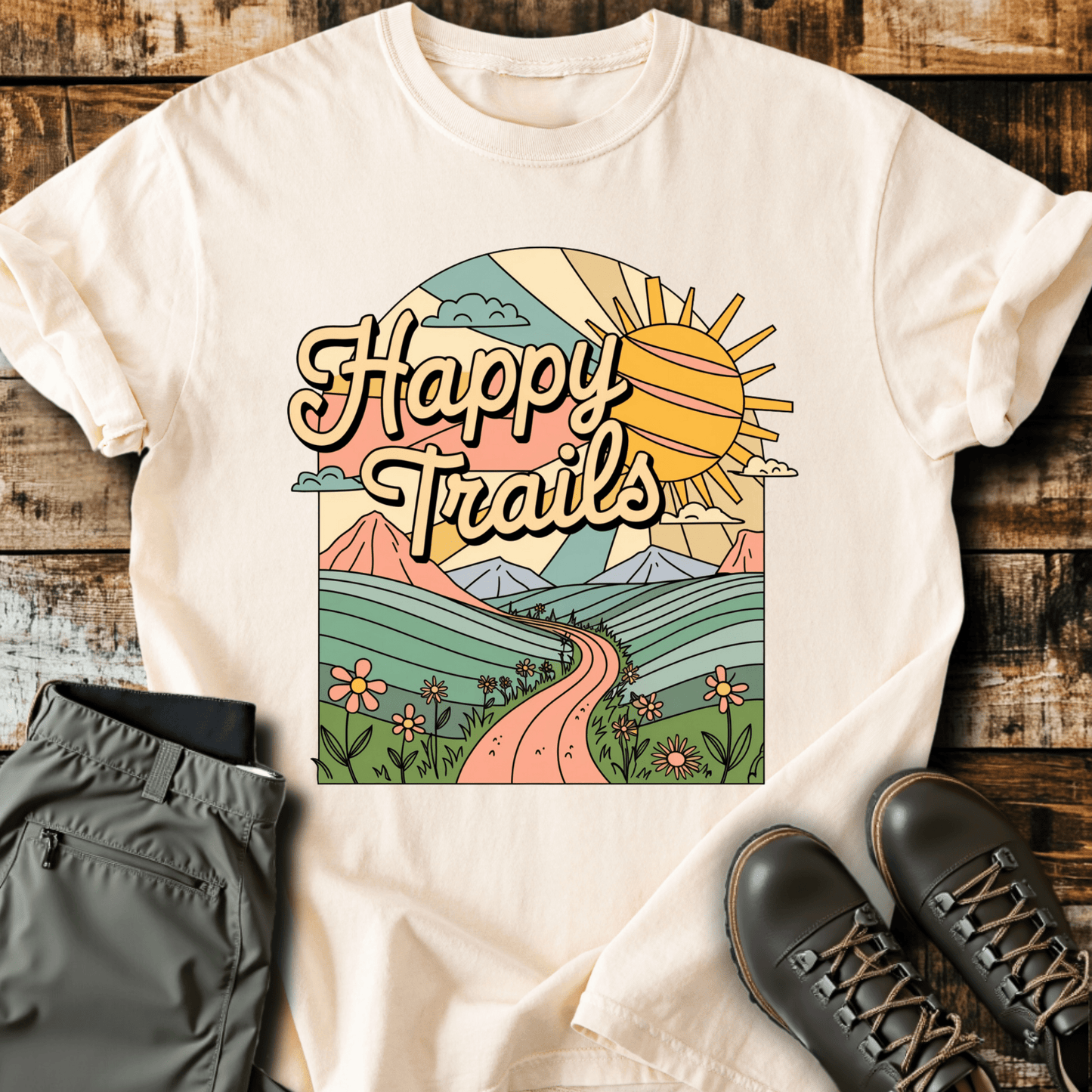 Retro Happy Trails T-shirt