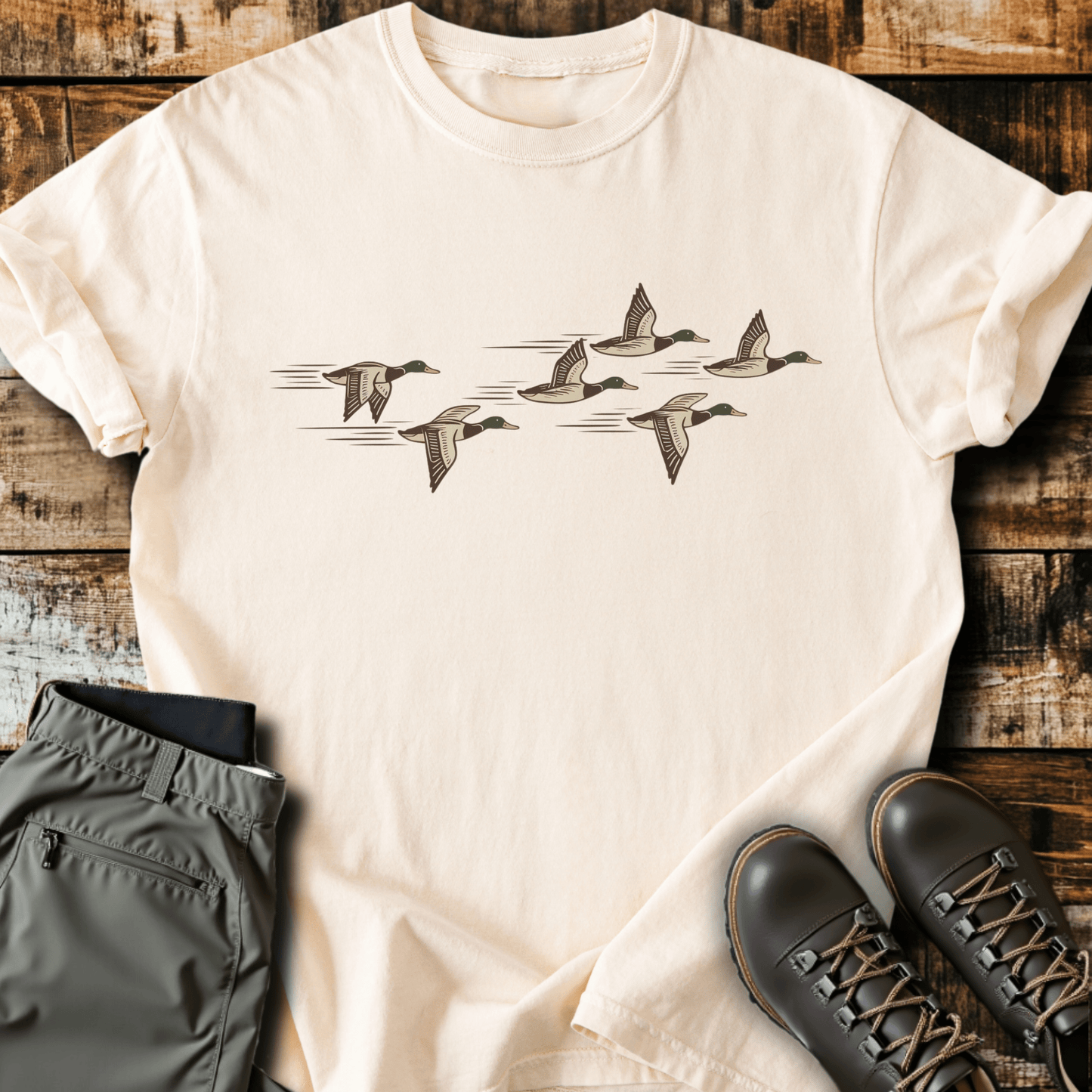 Mallards In Flight T-shirt