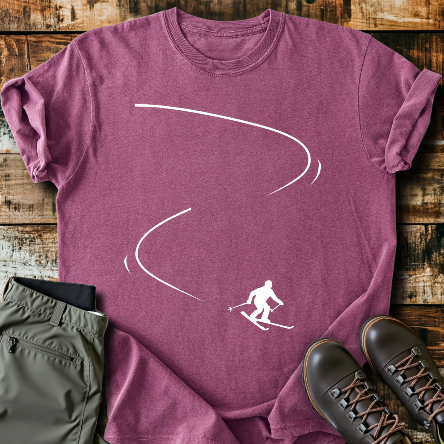 Lone Skiier T-shirt