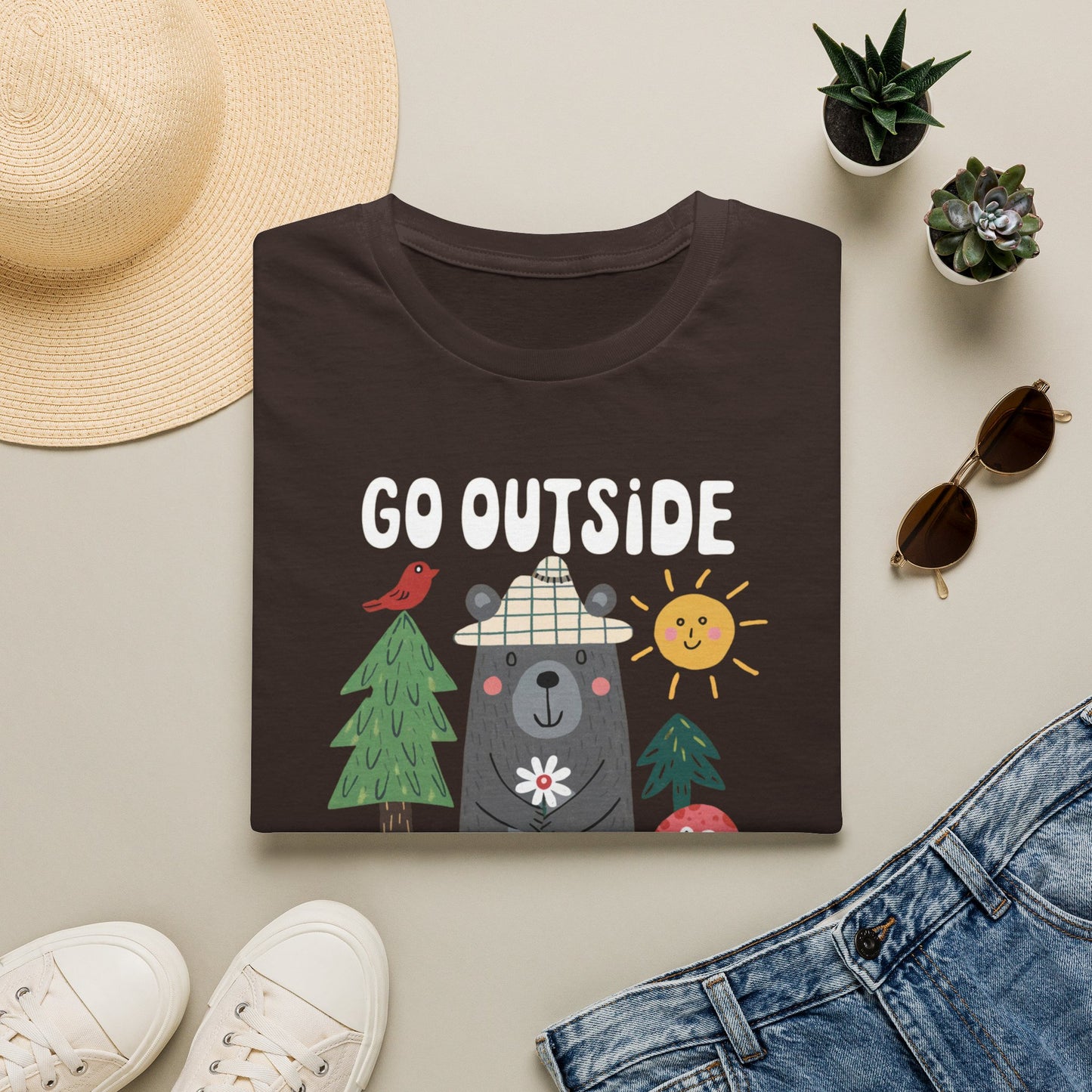 Go Outside To Look Inside T-shirt