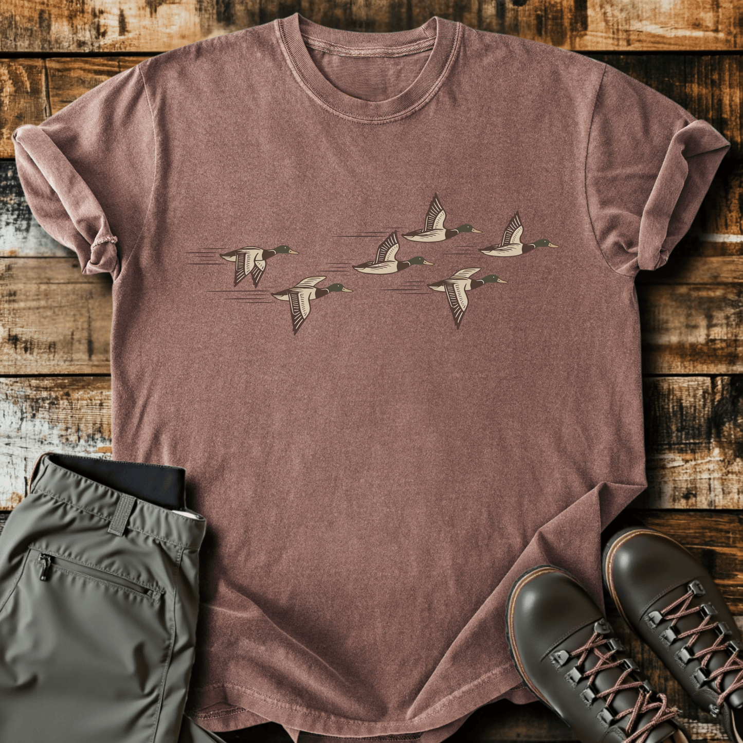 Mallards In Flight T-shirt