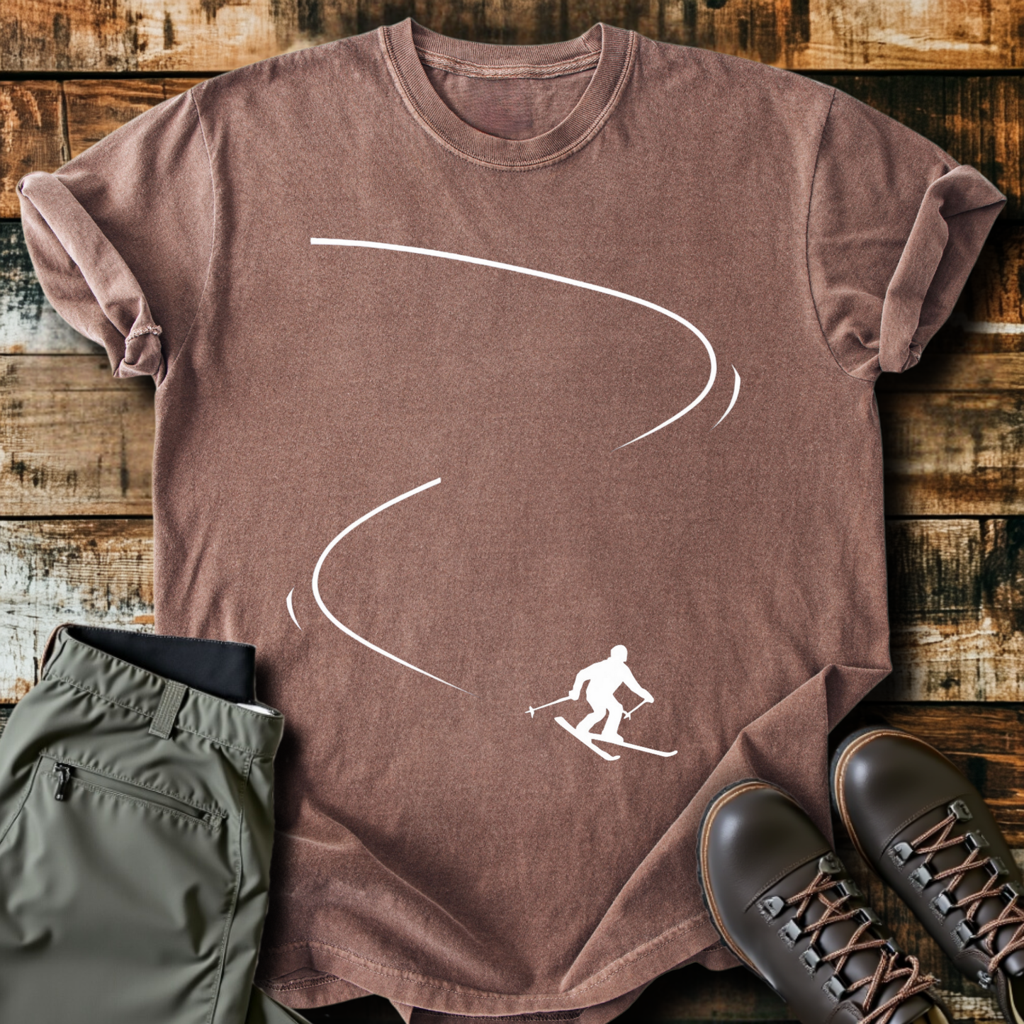 Lone Skiier T-shirt