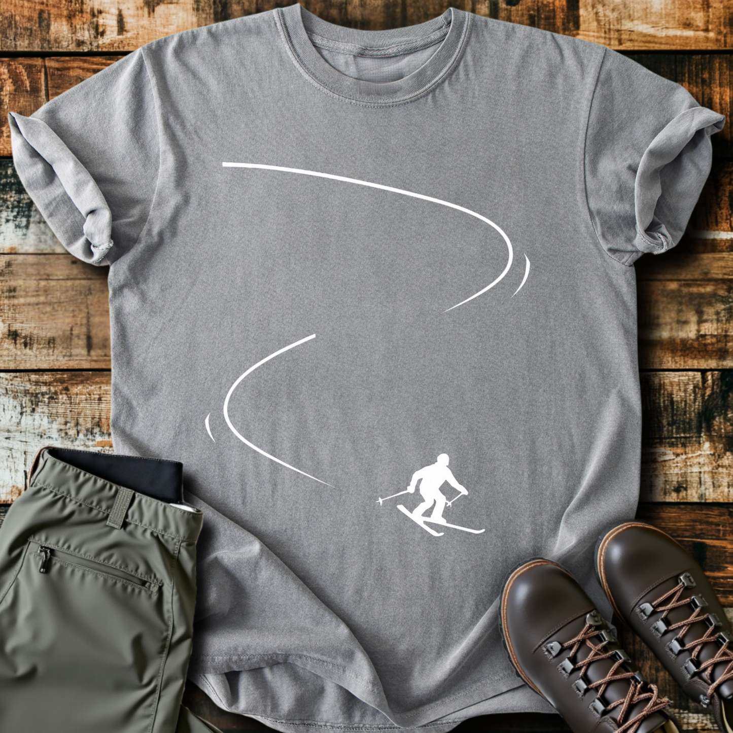 Lone Skiier T-shirt