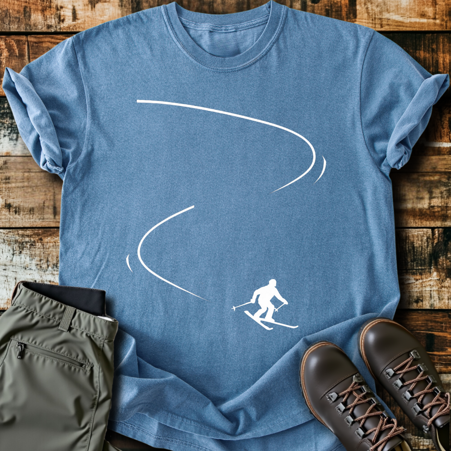 Lone Skiier T-shirt