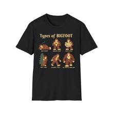 Types Of Bigfoot T-Shirt