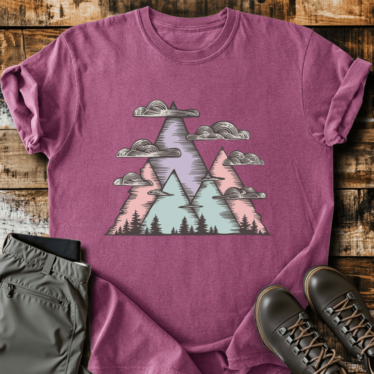 Pastel Peaks T-shirt