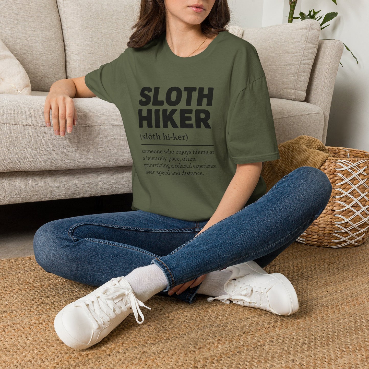 Sloth Hiker Definition T-Shirt