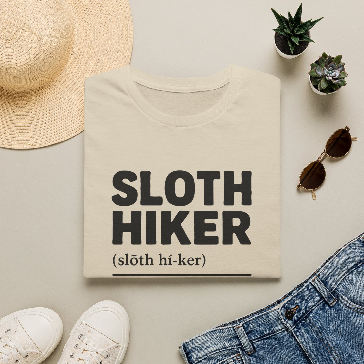 Sloth Hiker Definition T-Shirt