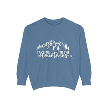 Take Me To The Mountains Script Sweatshirt